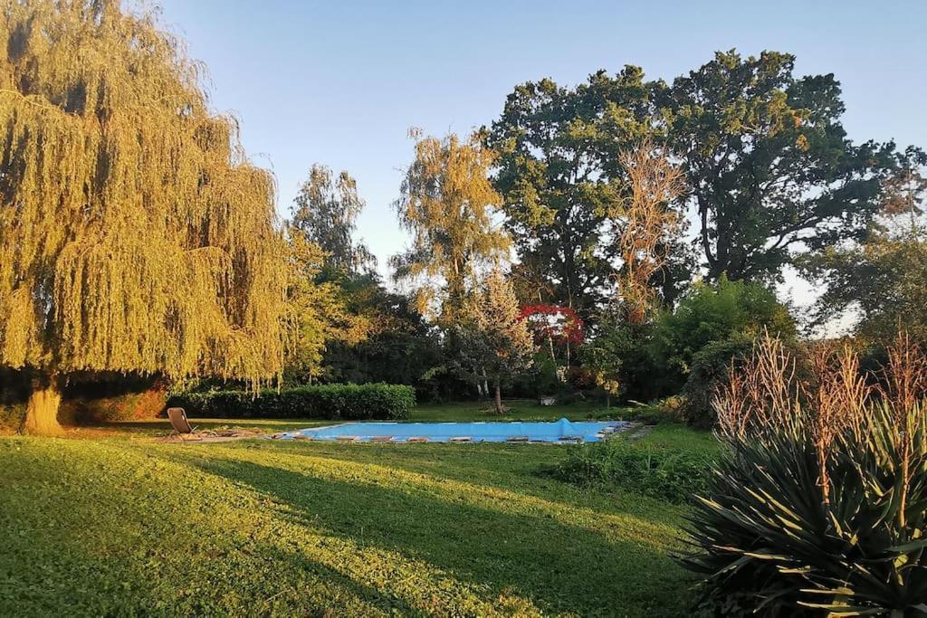 La Villa Du Lac A Mesnil Saint Pere Extérieur photo